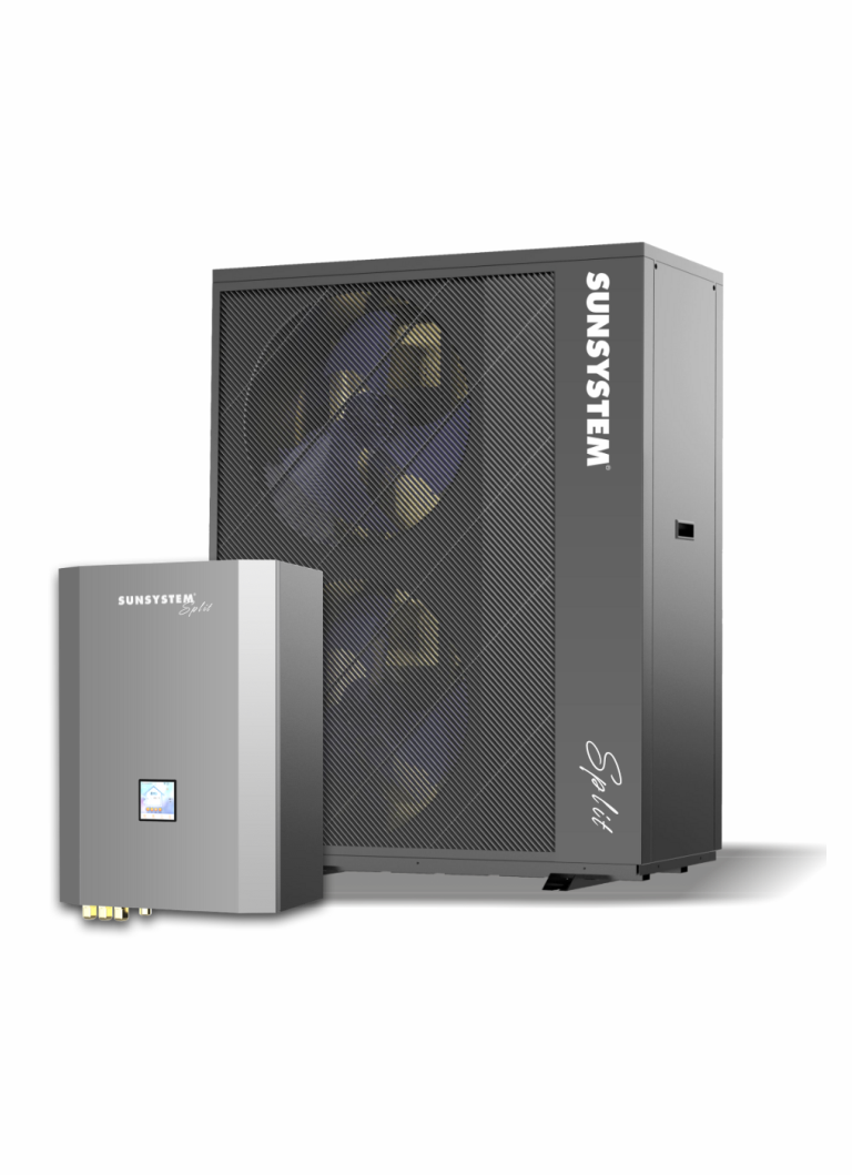Термопомпа въздух-вода SUNSYSTEM сплит R32-0xxx-xPH
